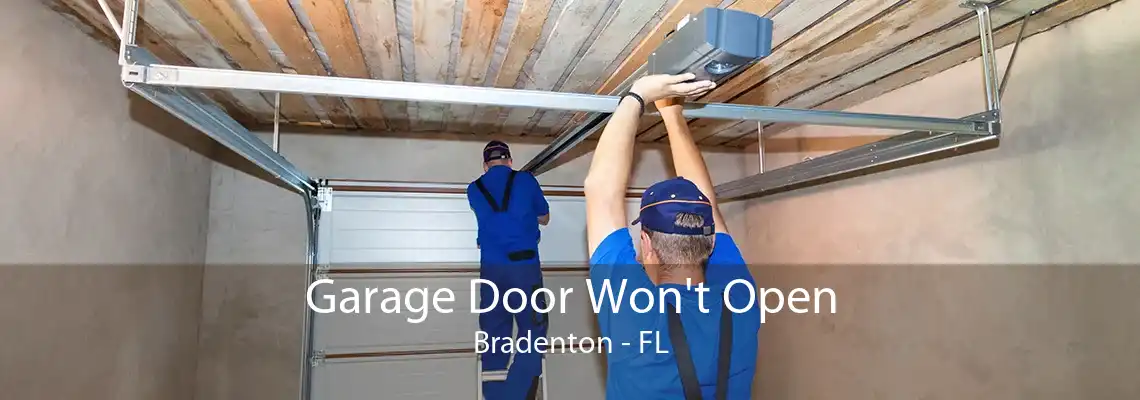 Garage Door Won't Open Bradenton - FL